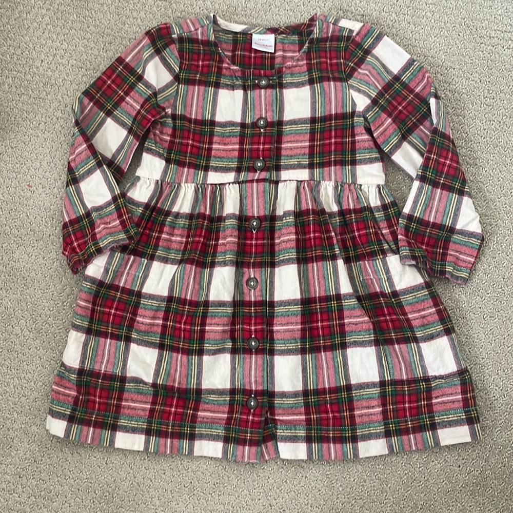 Hanna Andersson Plaid Flannel Dress (size 5)